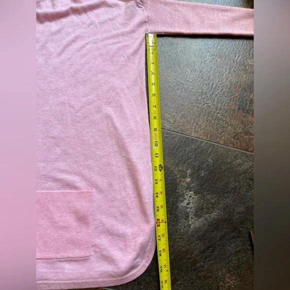 New Lilly Pulitzer pink Cobo oversized cool max light weight twee sweater. XXS - Picture 11 of 14